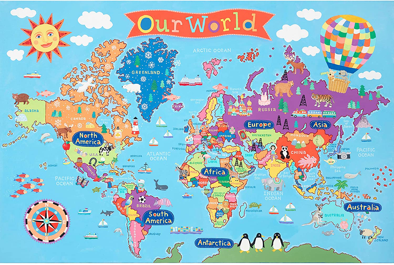 world map